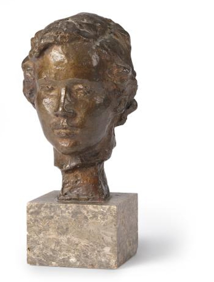 Kopf Mädchenstatuette by Georg Kolbe
