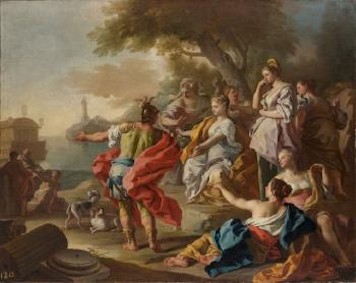 Enée quittant Didon by Francesco de Mura