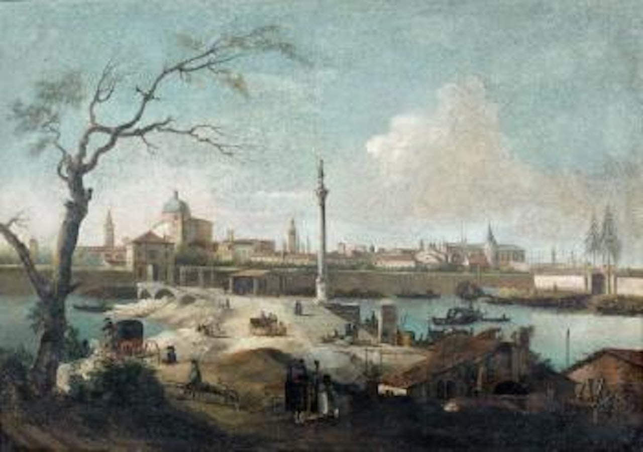 Vue de Padoue by Giuseppe Bernardino Bison