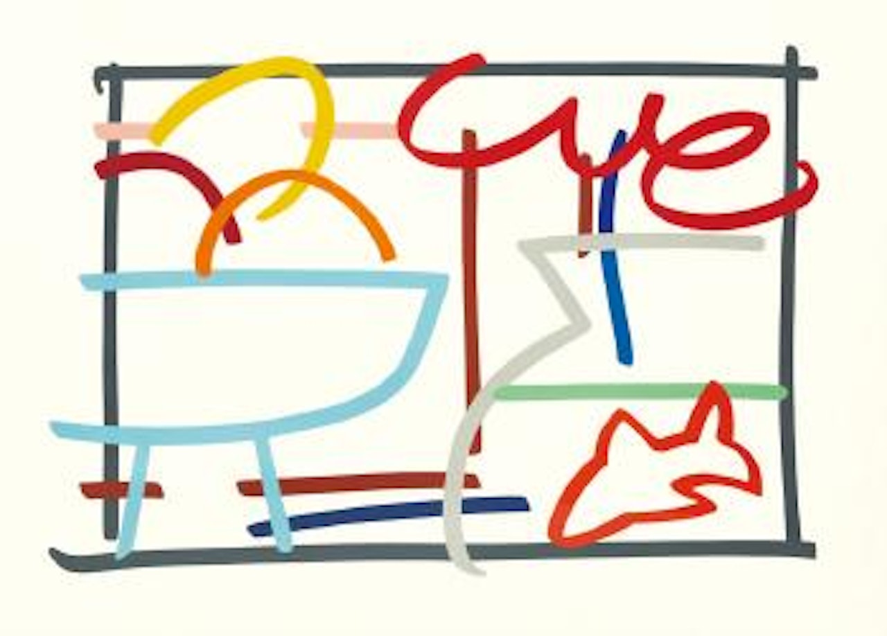 Fast Sketch Still Life with Goldfish by Tom Wesselmann