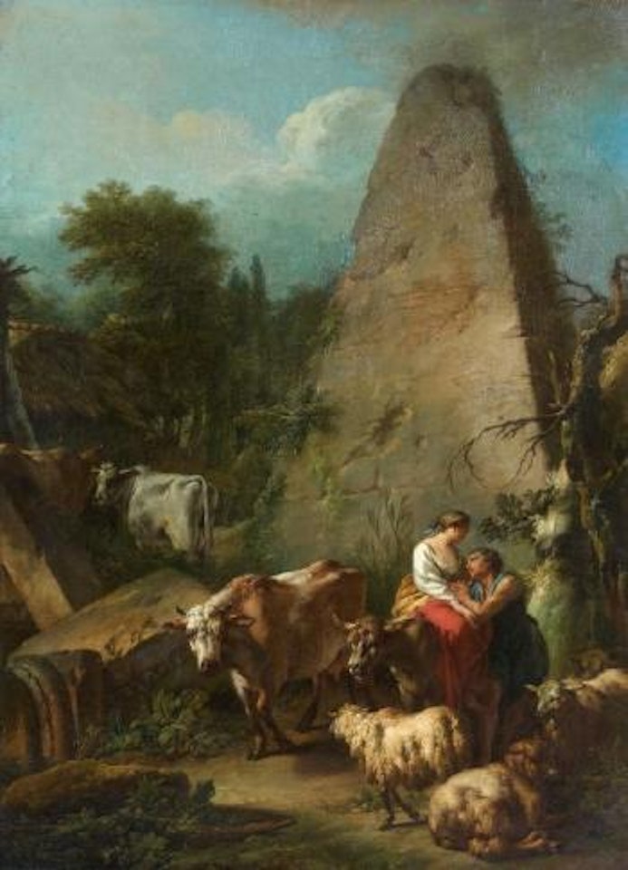 L'Heureuse rencontre by Jean Baptiste Marie Pierre