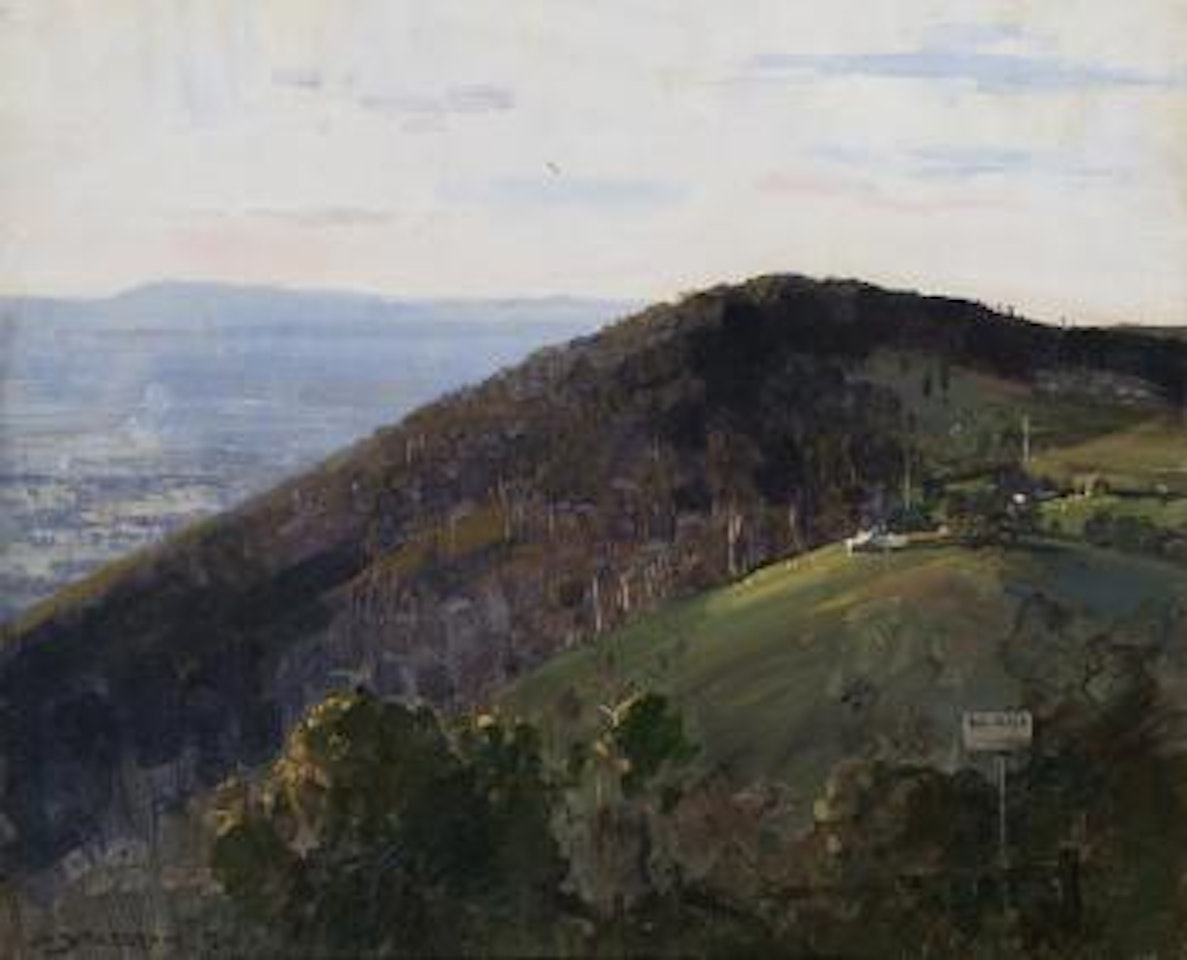 Dandenongs landscape by Arthur Ernest Streeton