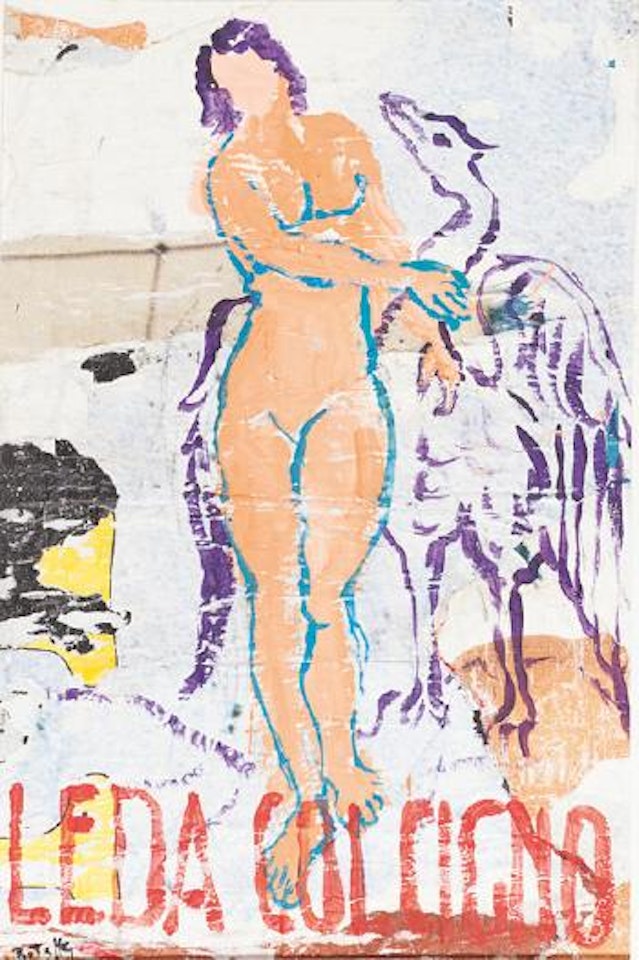 Leda by Mimmo Rotella