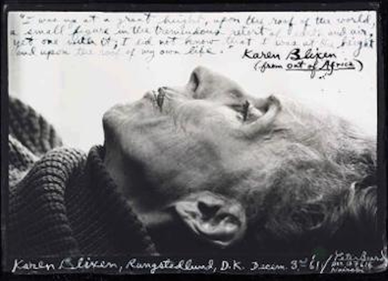 Karen Blixen, Rungstedlund, D.K, December 3rd, 1961 by Peter Beard