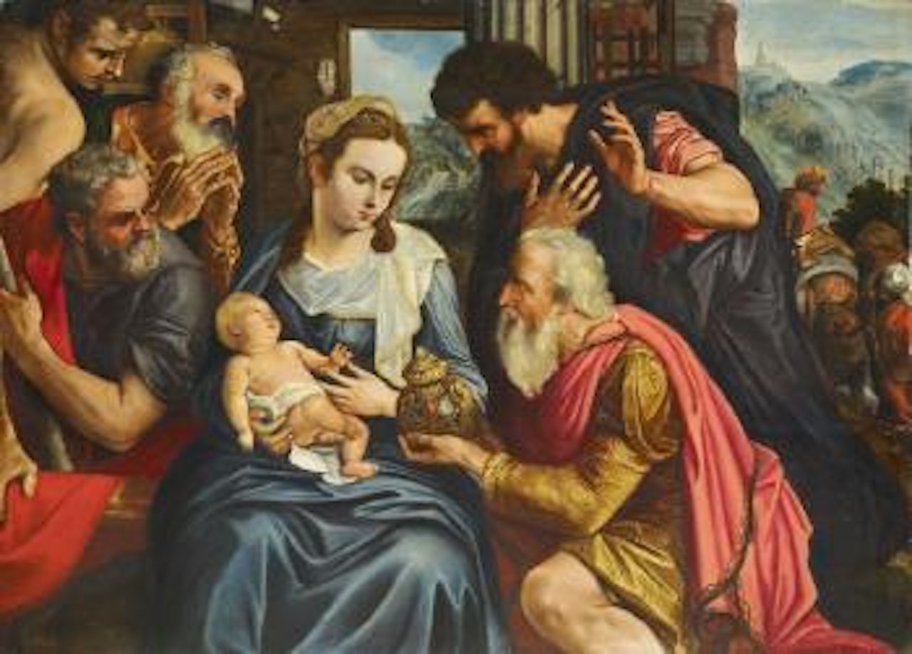 Anbetung Der Könige by Adriaen Thomas Key