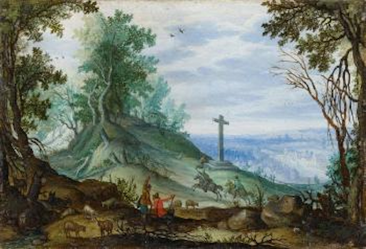 Landschaft Mit Rinderherde Und Reiter by Jan Brueghel the Younger
