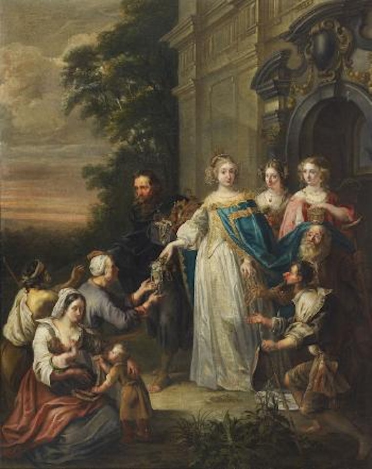 Almosenspende Der Hl. Elisabeth Von Thüringen by Erasmus Quellinus II