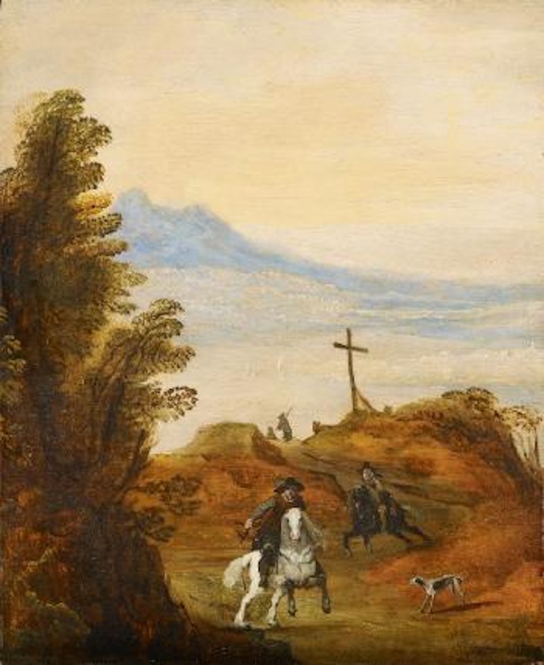 Weite Landschaft Mit Reitern by Joos de Momper the Younger