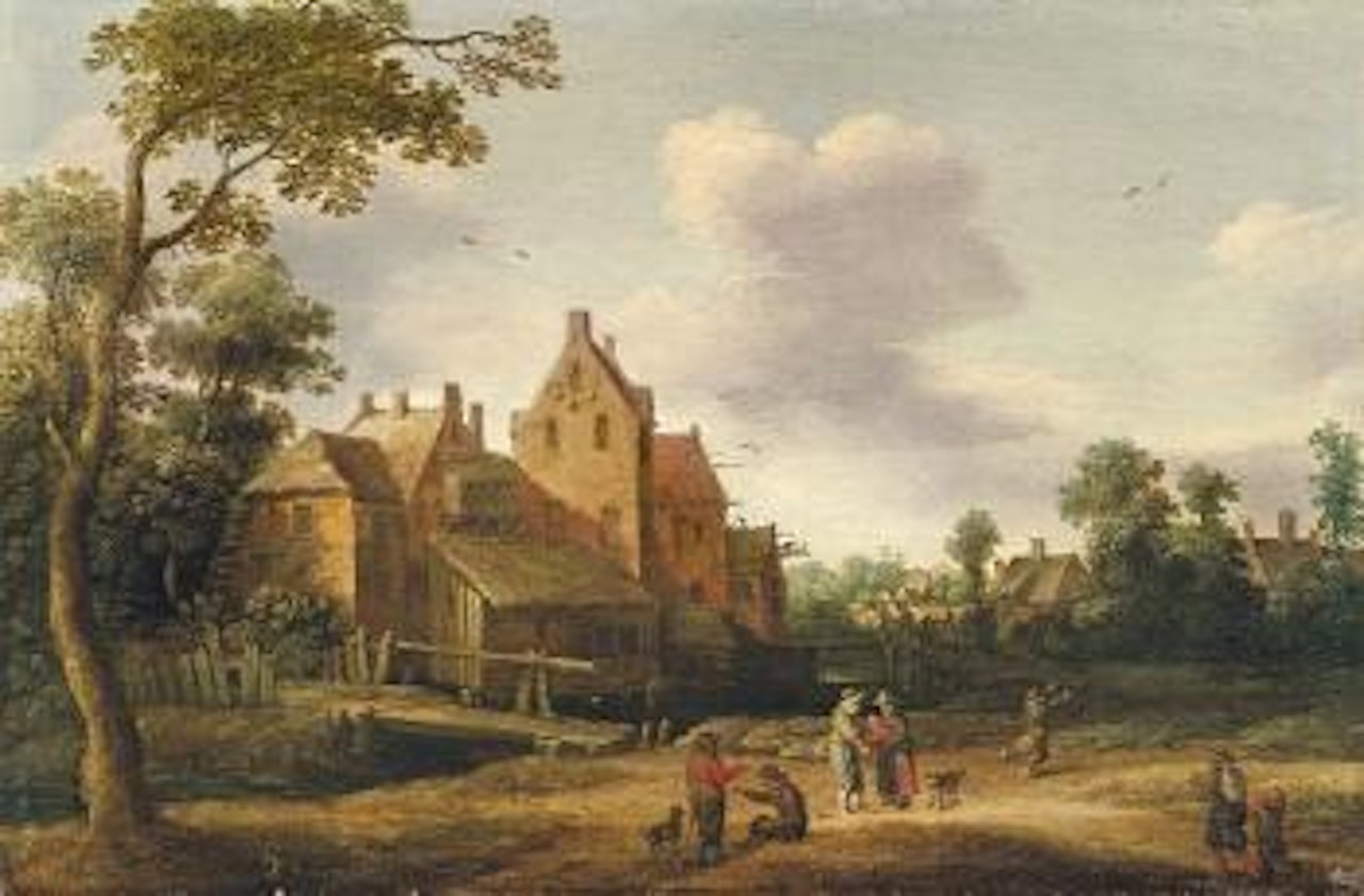 Landschaft Mit Gehöft by Joost Cornelisz Droochsloot