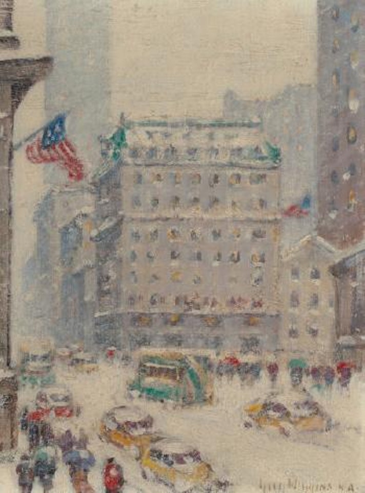 Fifth Avenue in Winter by Guy Carleton Wiggins
