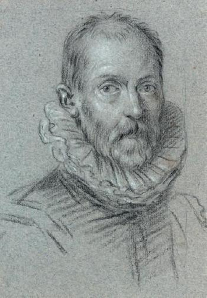 Portrait d'homme en buste by Ottavio Leoni