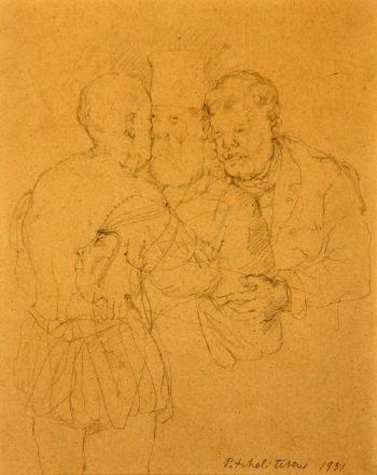 The Farewell: A Figure Study by Pavel Tchelitchew