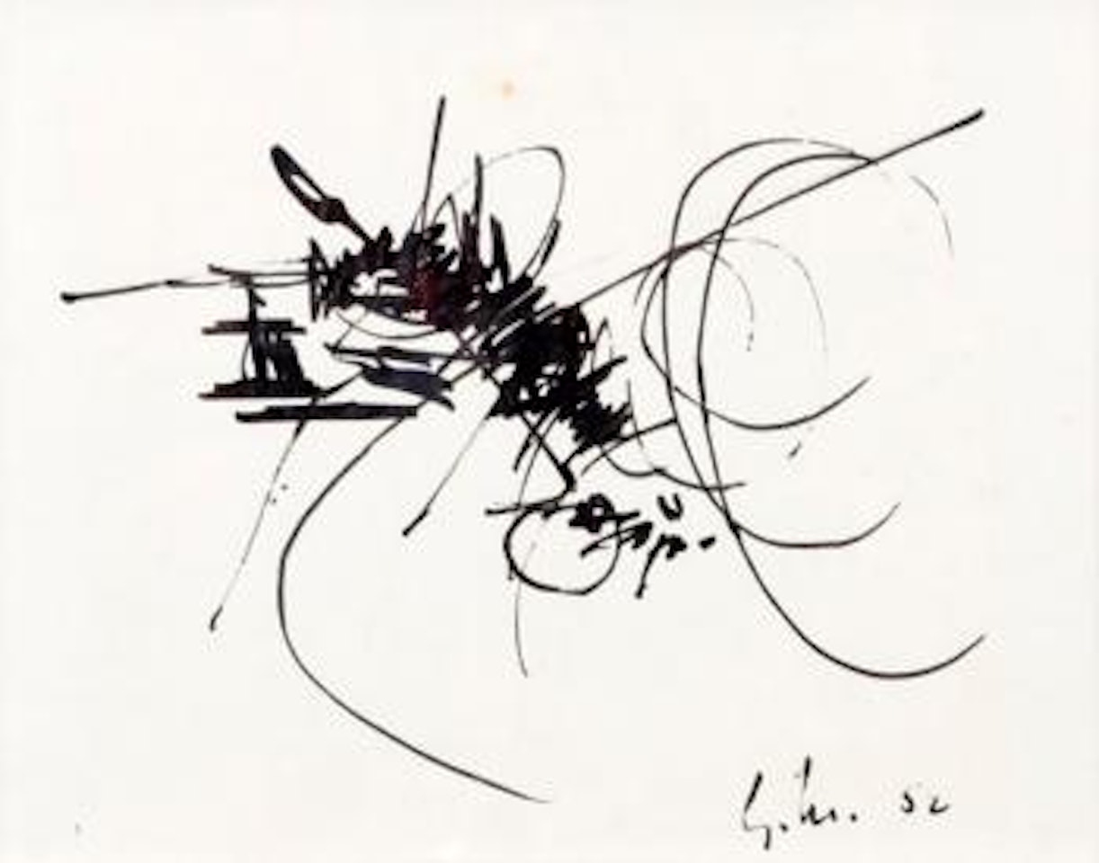 Composition by Georges Mathieu