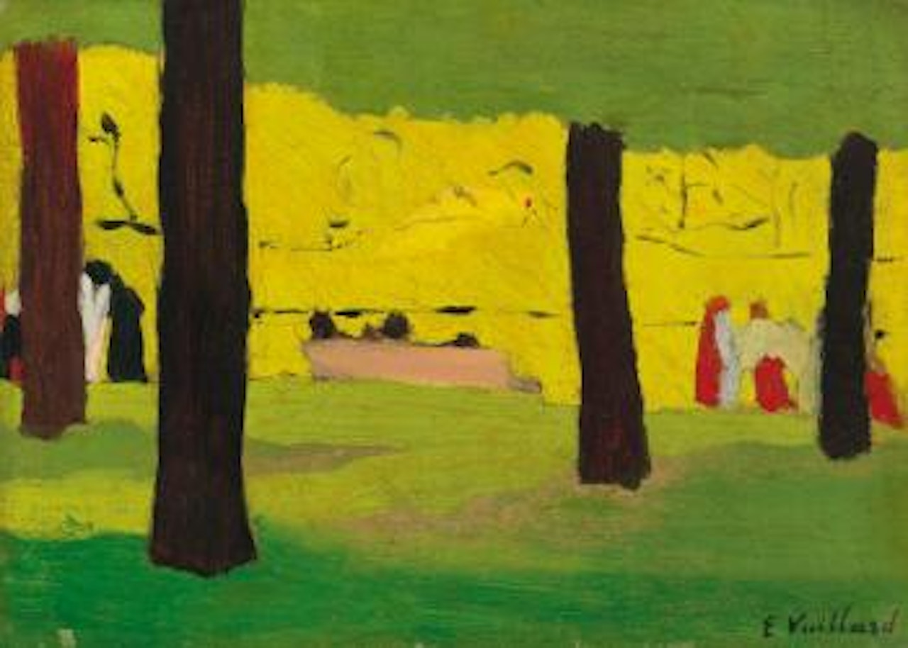 Le Banc Rose by Édouard Vuillard