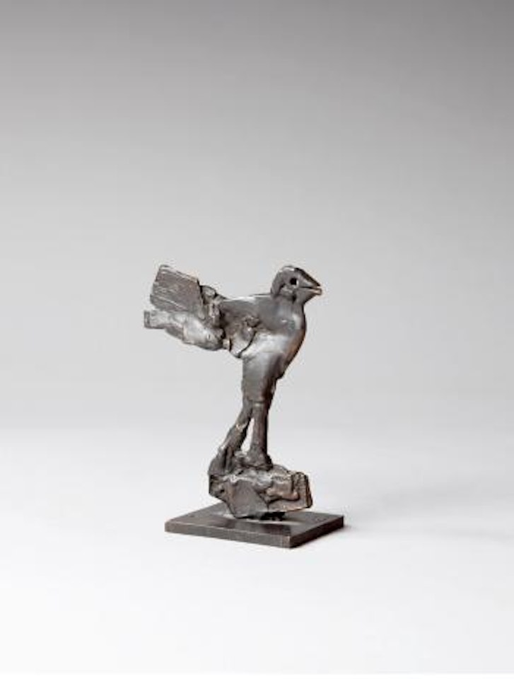 Poule plate by César