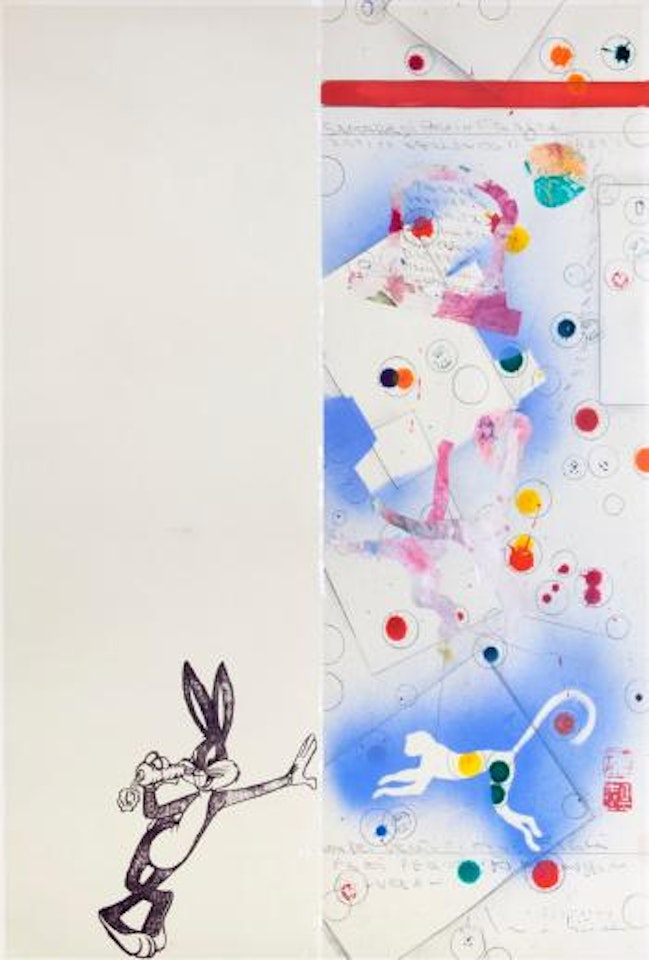 Sans titre (bugs bunny) by Alighiero Boetti