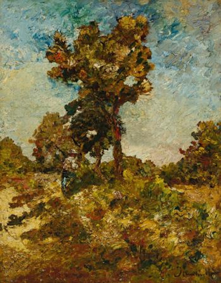 Les Arbres by Adolphe Monticelli