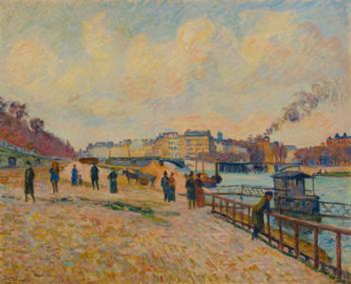 Quai Saint-bernard, Paris by Armand Guillaumin
