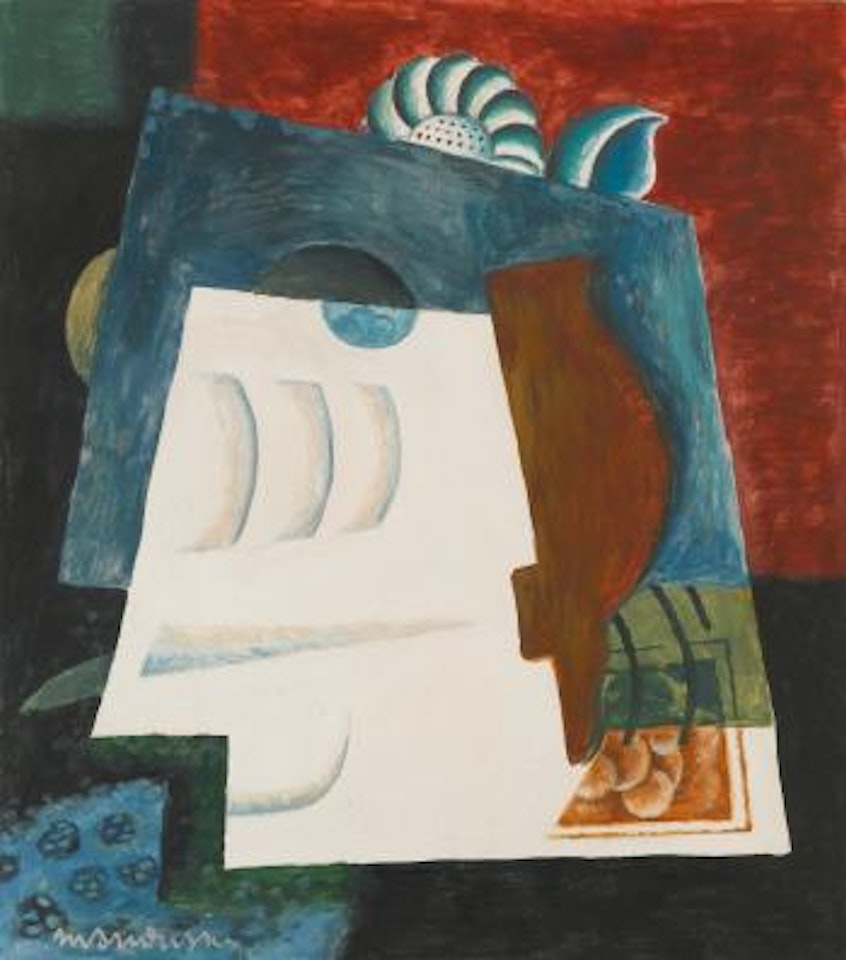 Nature Morte Avec Enveloppe by Louis Marcoussis