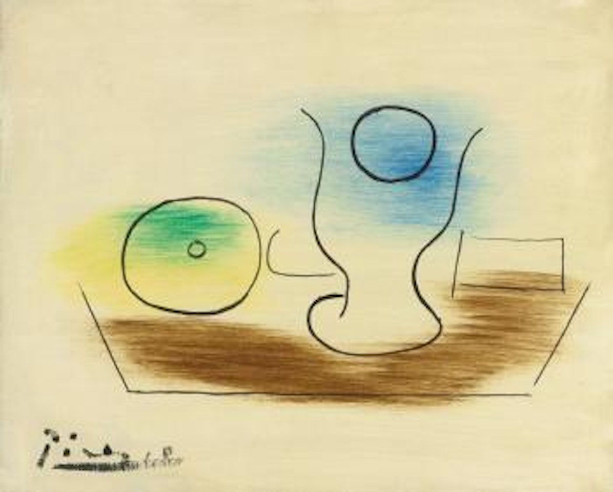 Fruits Et Verre by Pablo Picasso