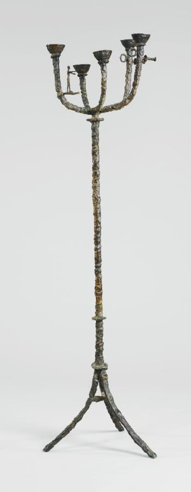 Grande Candélabre Au Navigateur by Diego Giacometti