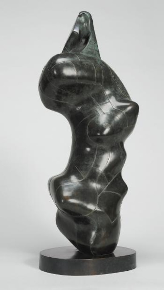 Three Quarter Figure: Lines by Henry Moore
