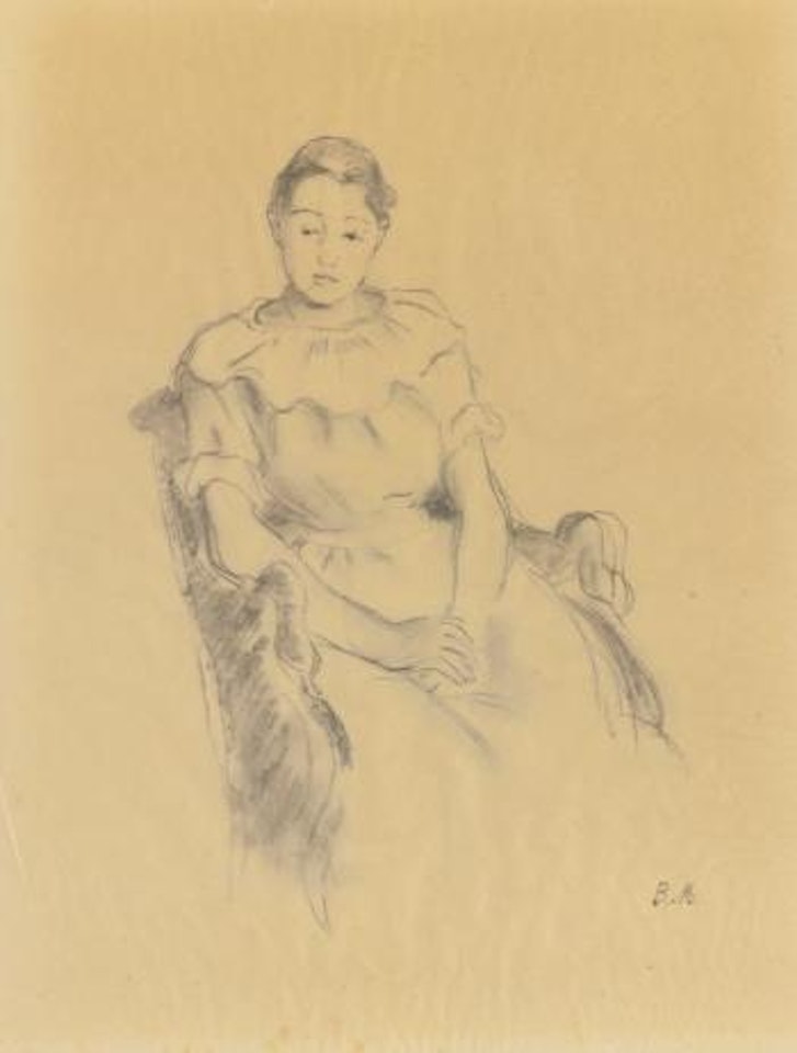 Étude Pour La Jeune Fille Au Repos by Berthe Morisot