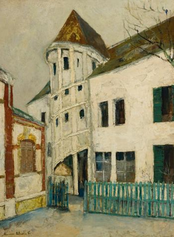 L'escalier De La Reine Berthe à Chartres (Eure-et-loir) by Maurice Utrillo
