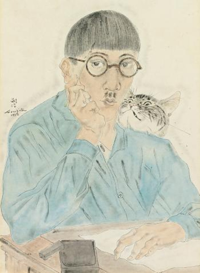 Autoportrait à L'atelier by Leonard Tsuguharu Foujita