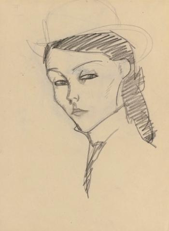 Étude Pour L'amazone by Amedeo Modigliani