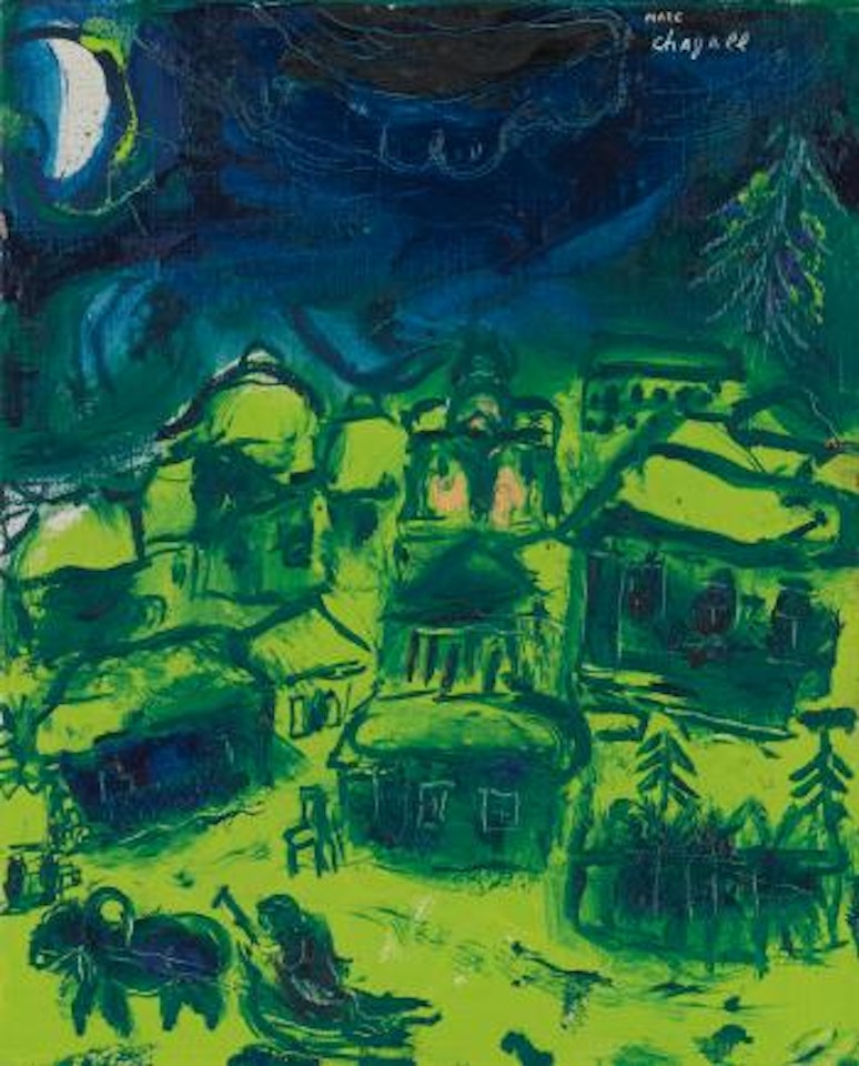 Paysage Vert by Marc Chagall