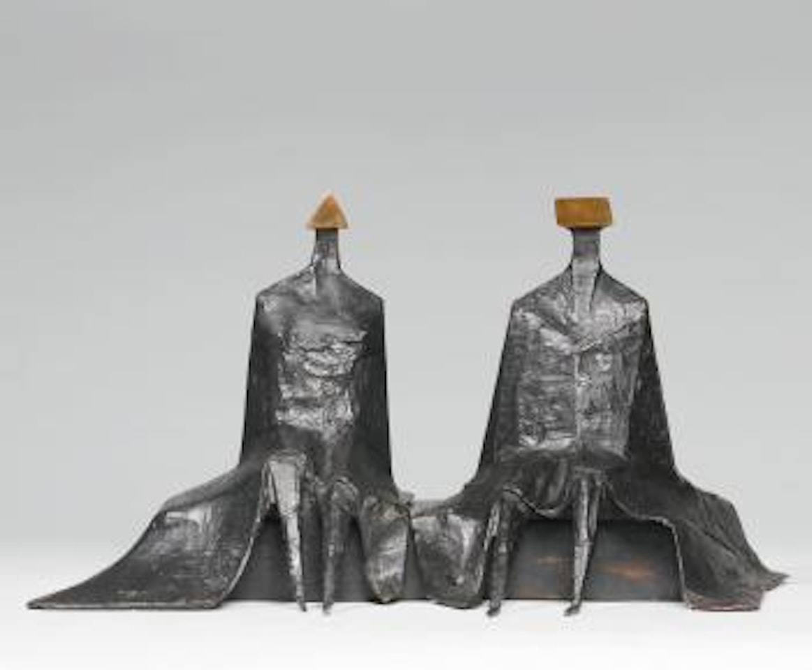 Sitting Figures In Robes I by Lynn Chadwick