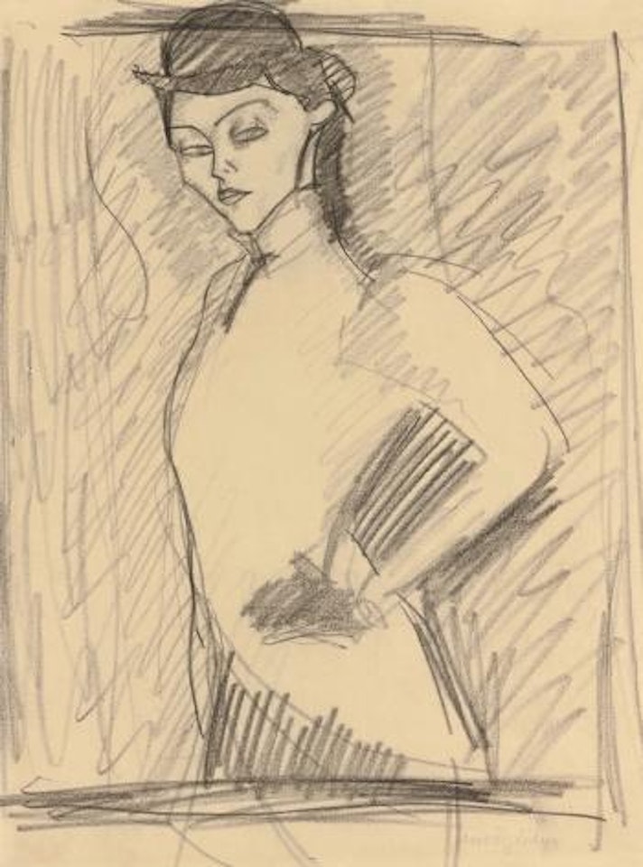 Étude Pour L'amazone by Amedeo Modigliani