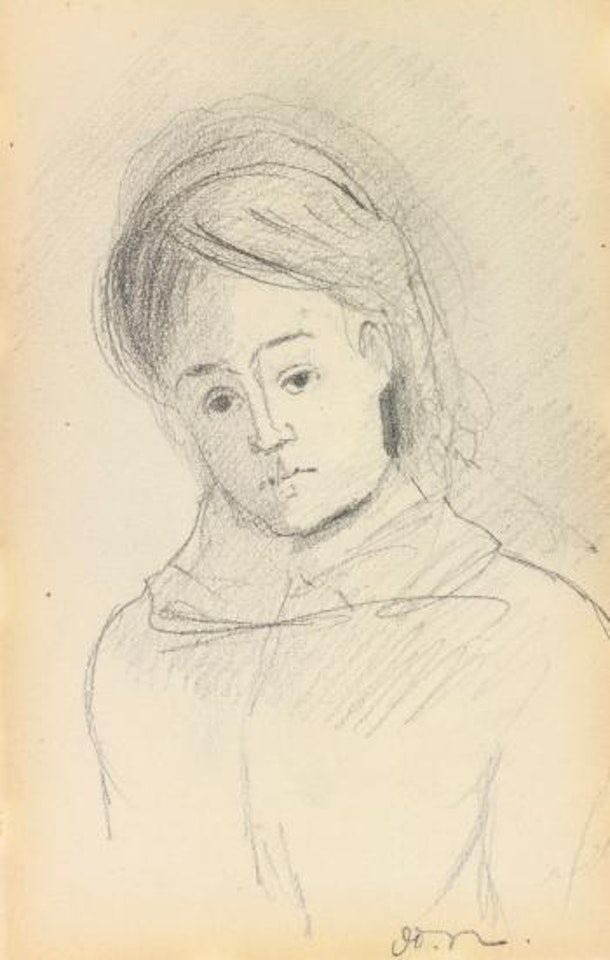Jeune Fille by Odilon Redon
