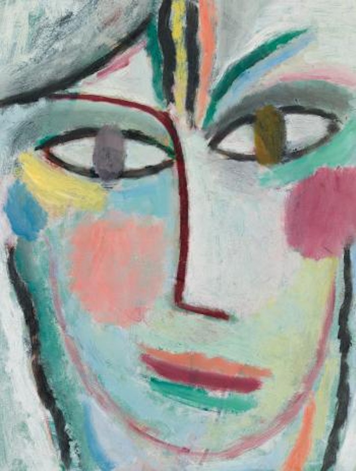 Frauenkopf, Femina (Head Of a Woman, Femina) by Alexej von Jawlensky