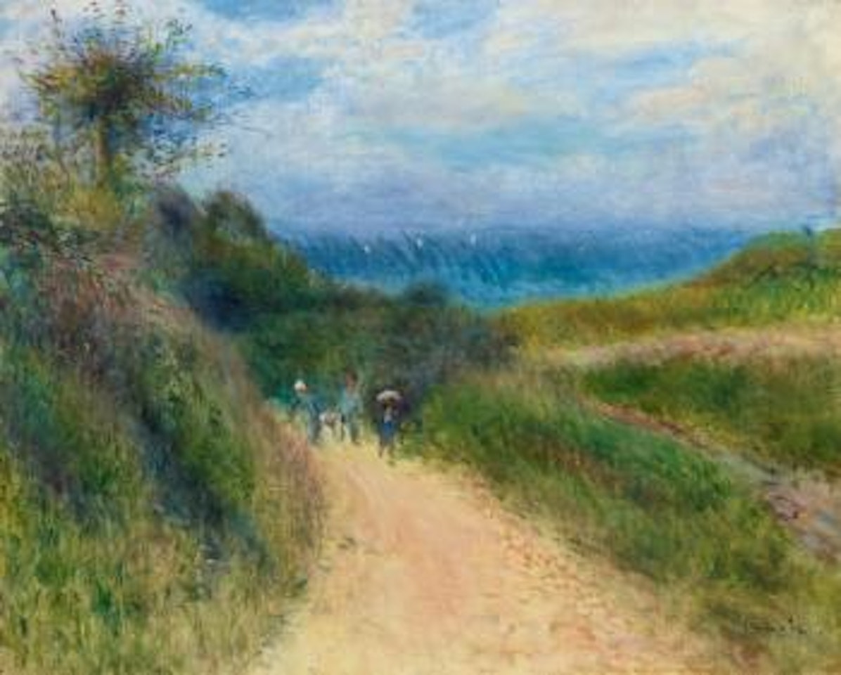 Route Ã  Berneval by Pierre-Auguste Renoir