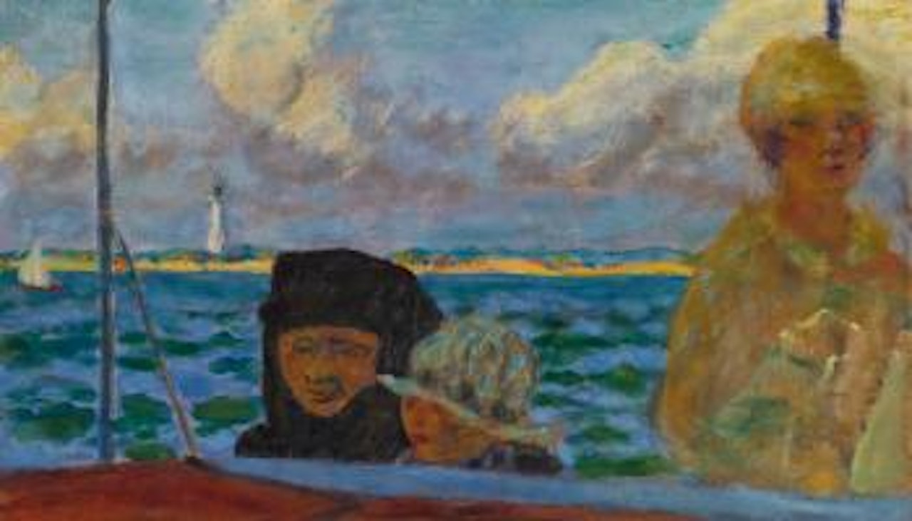 En Bateau. La Promenade En Mer by Pierre Bonnard