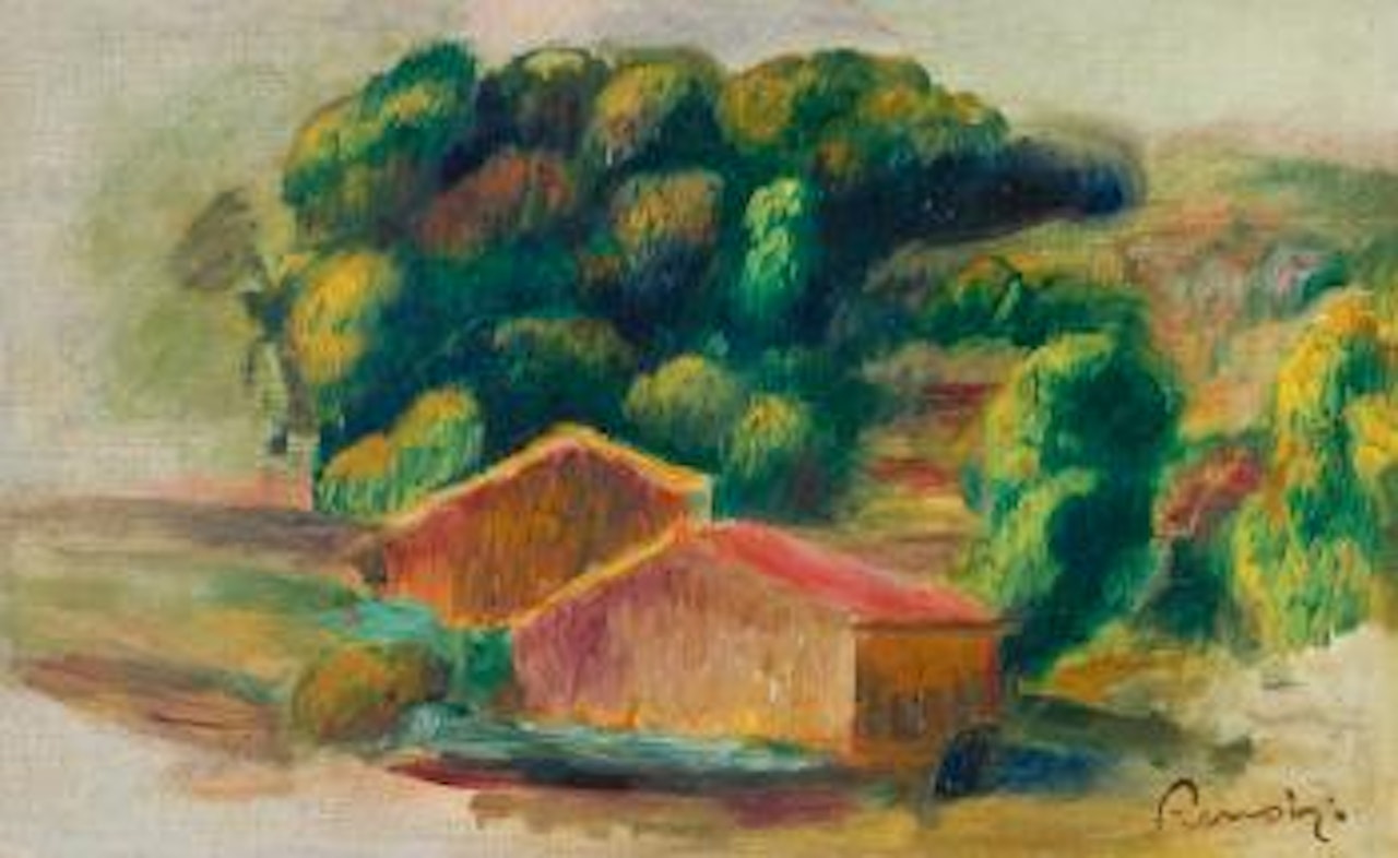 Paysage, Maisons by Pierre-Auguste Renoir
