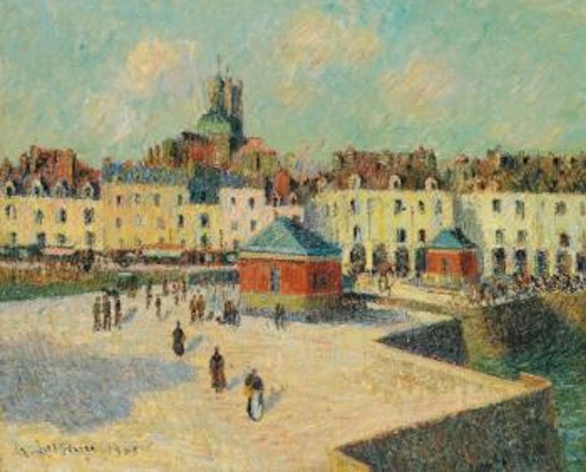 Dieppe, Le Quai De Carenage by Gustave Loiseau