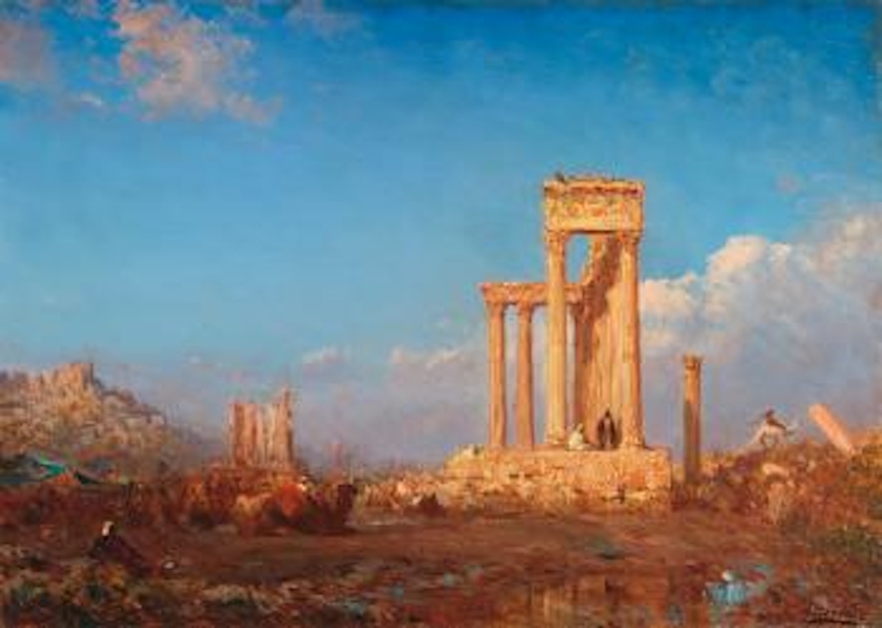Ruins, Palmyra by Félix Ziem
