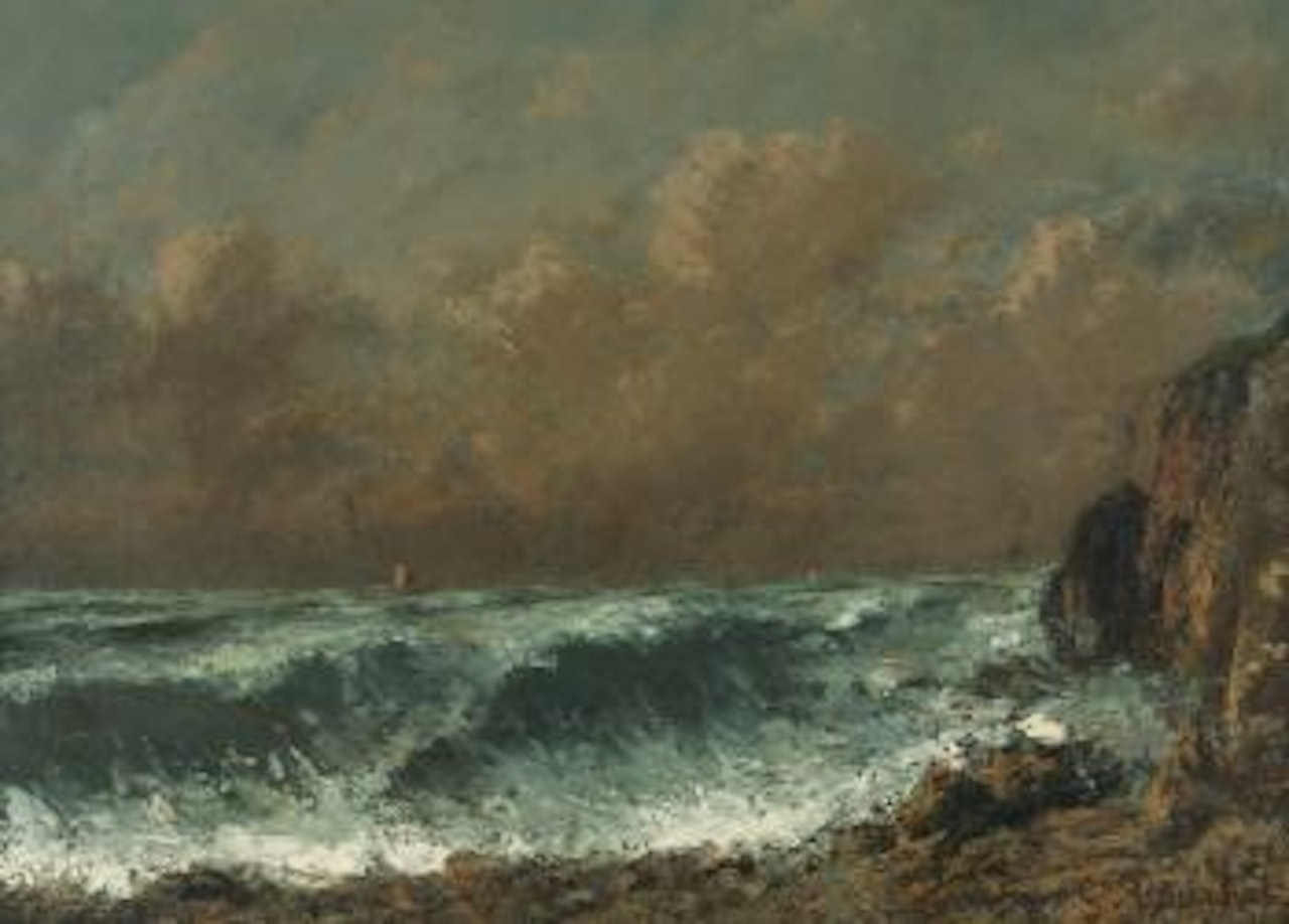 La Vague by Gustave Courbet