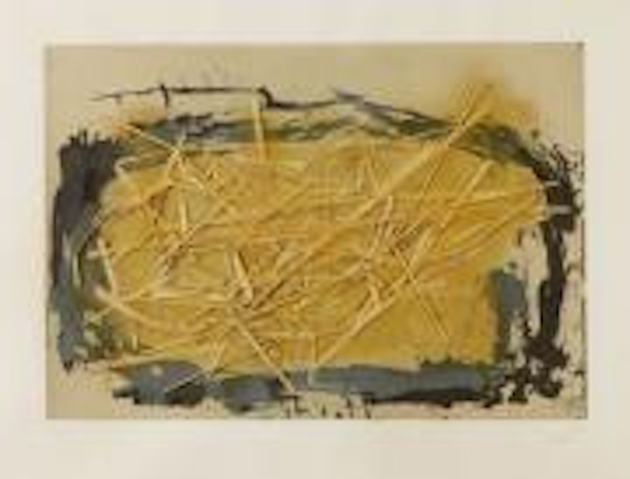 La paille by Antoni Tapies