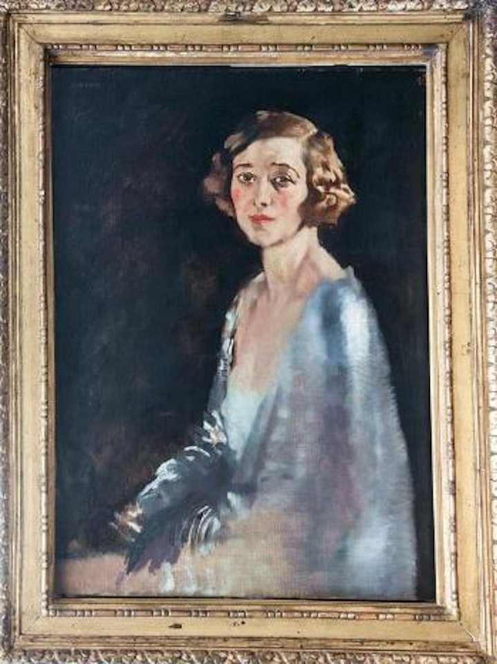 Portrait of a lady, believed to be Lady Berkeley by William Orpen