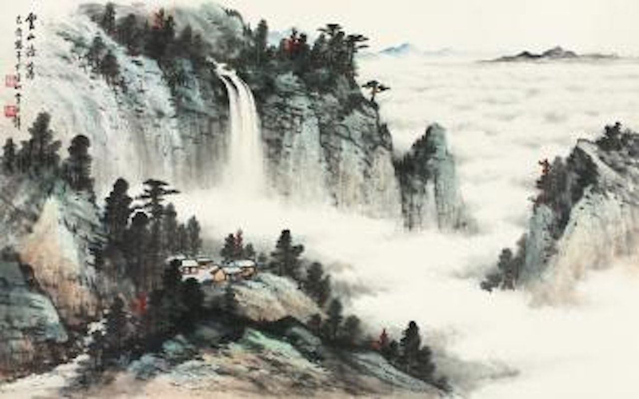Landscape by Huang Junbi