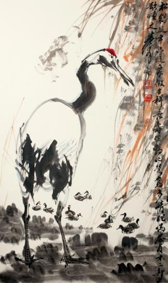 Crane by Huang Zhou