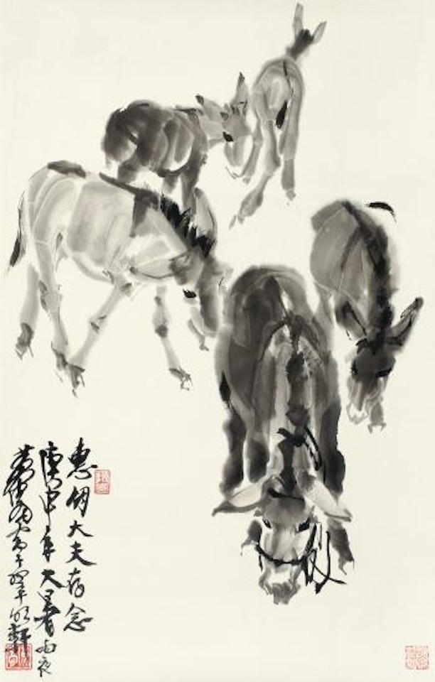 Donkeys by Huang Zhou