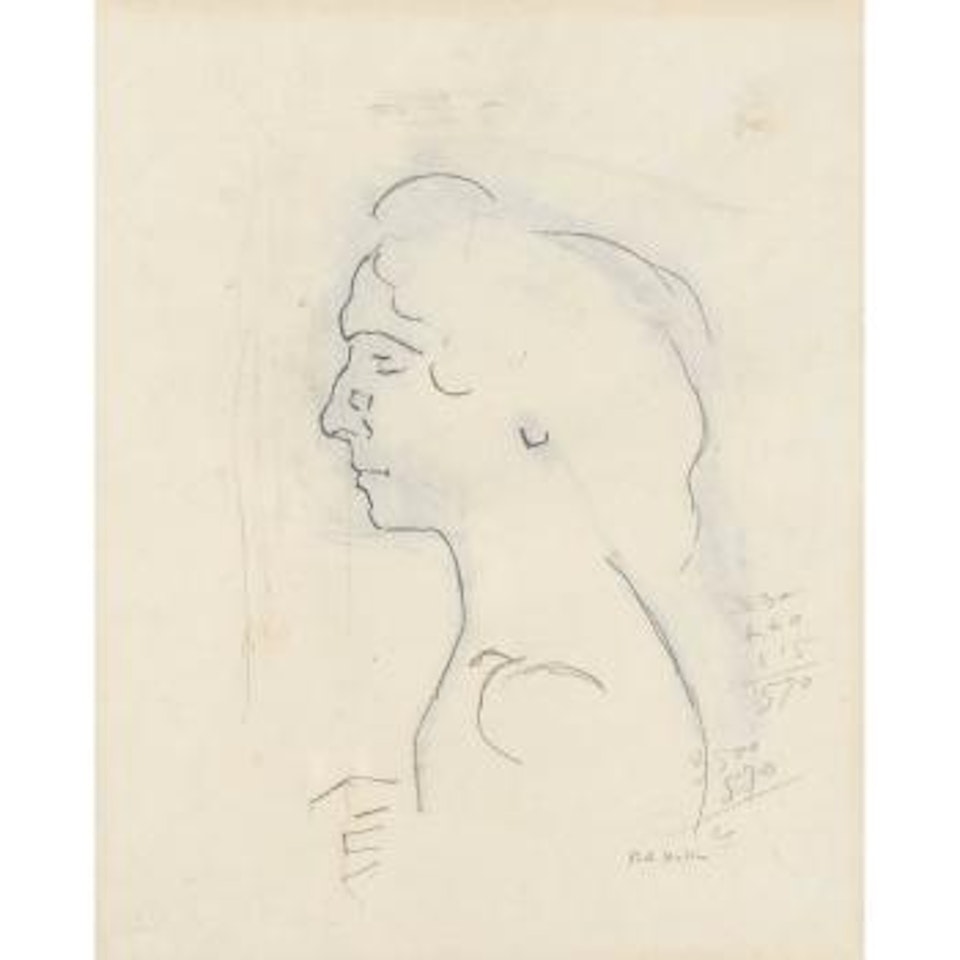 Porträt der Valentine Godé-Darel. by Ferdinand Hodler