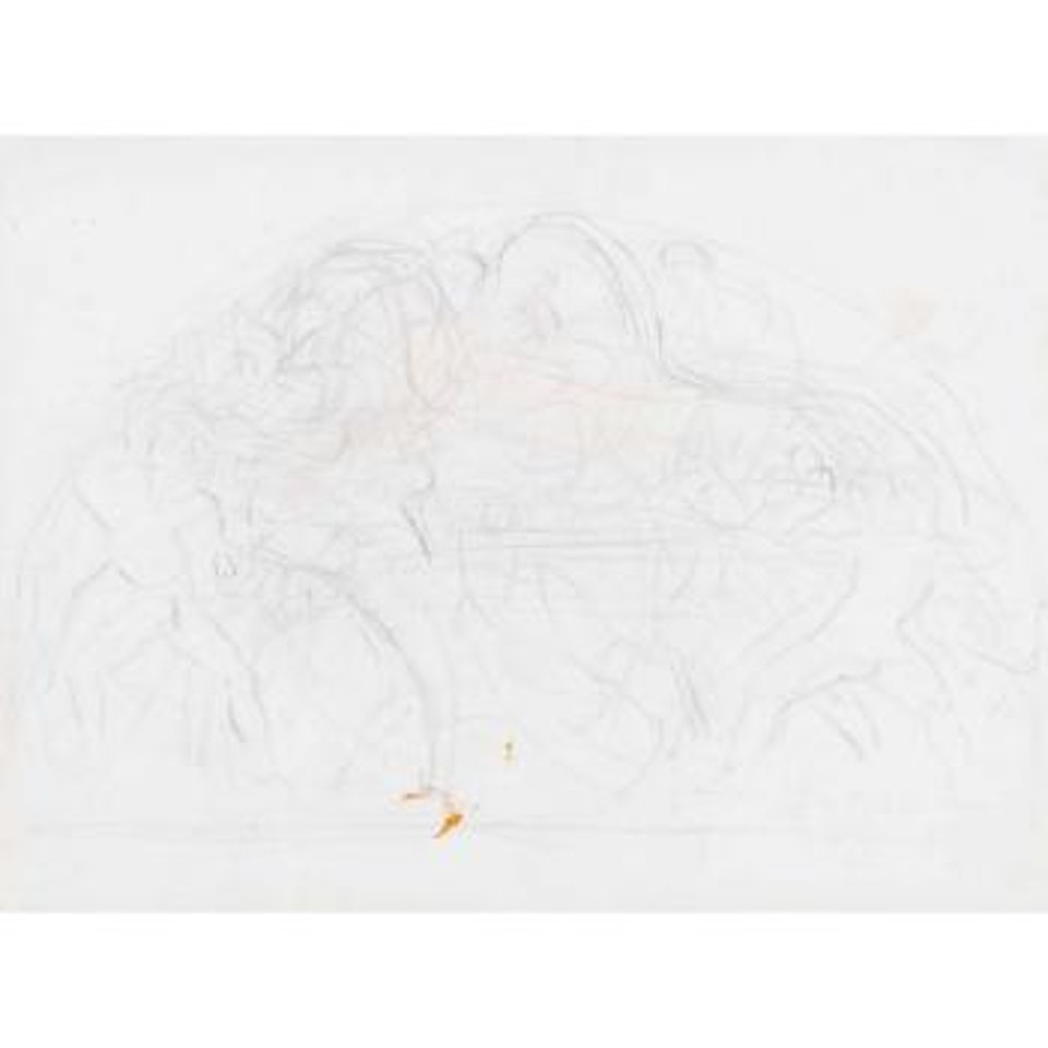 Studie zu Schlacht bei Murten. by Ferdinand Hodler