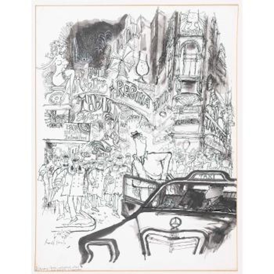 Arrives - enthusiastically welcome to the Reeperbahn & Grosse Freiheit by Ronald Searle
