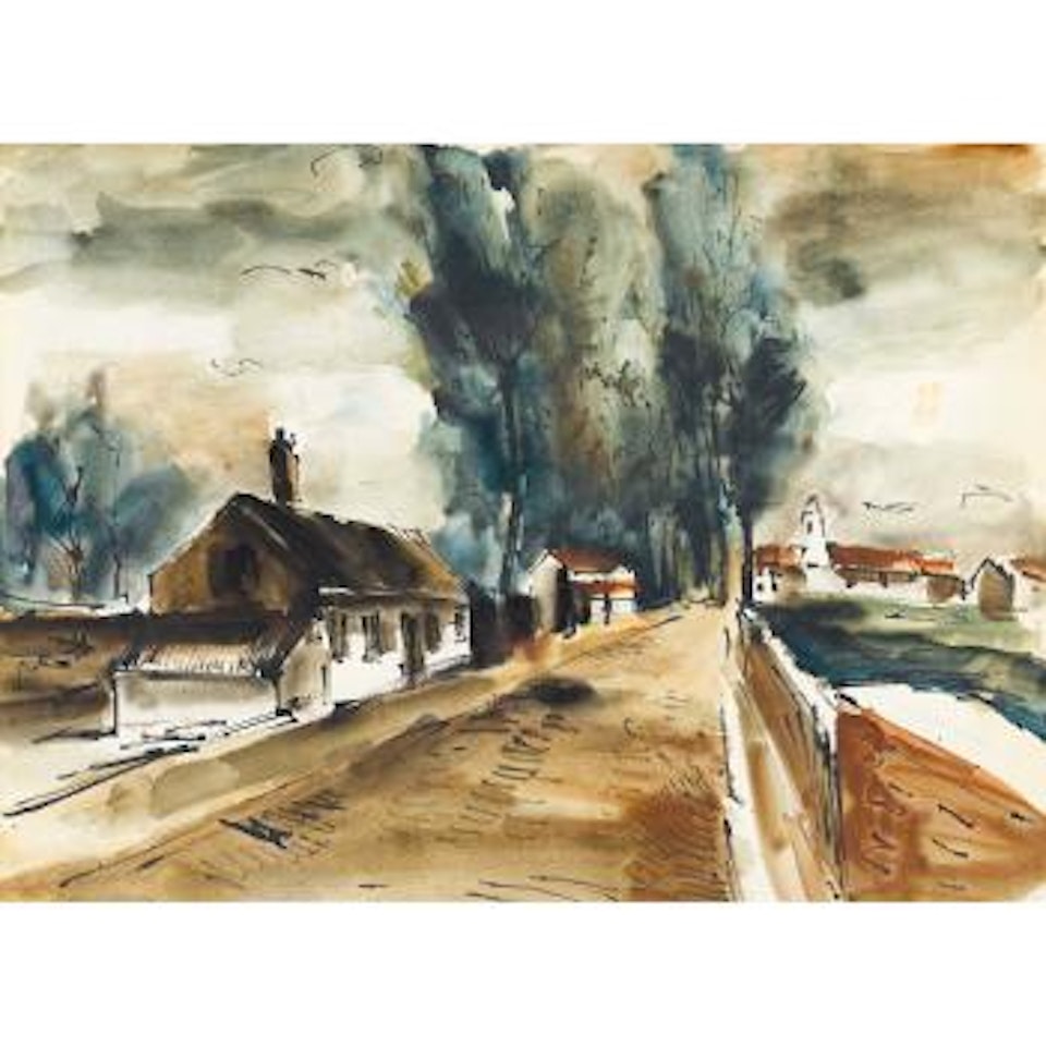 La Route. by Maurice de Vlaminck